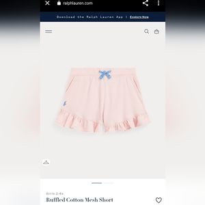 Ralf Lauren girls shorts SZ M